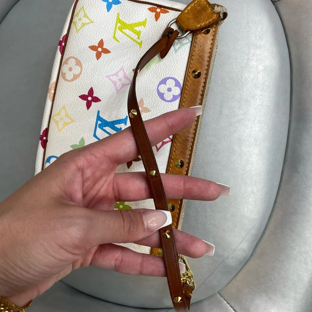 Louis vuitton vintage multi color pouchette - Picture 5 of 13